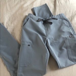 FIGS Yola- Tall Skinny Scrub Pants - Dusty Blue